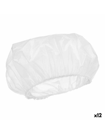 Shower Cap Transparent Plastic (12 Units)