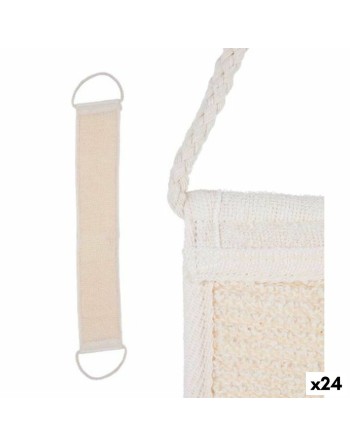 Esponja Corporal Con asas Blanco Beige 20 x 2,5 x 9,5 cm (24 Unidades)