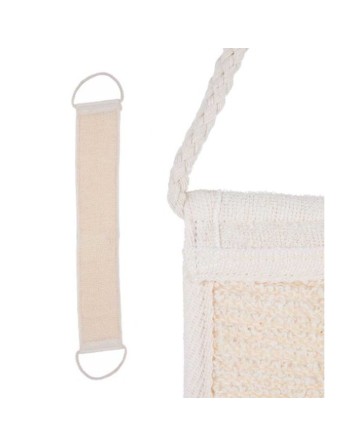 Body Sponge With handles White Beige 20 x 2,5 x 9,5 cm (24 Units)