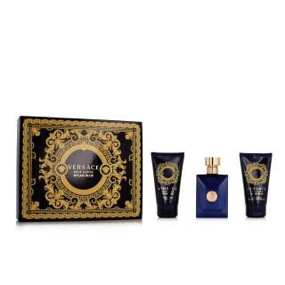 Parfume sæt til mænd Versace EDT Dylan Blue 3 Dele