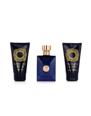 Parfume sæt til mænd Versace EDT Dylan Blue 3 Dele