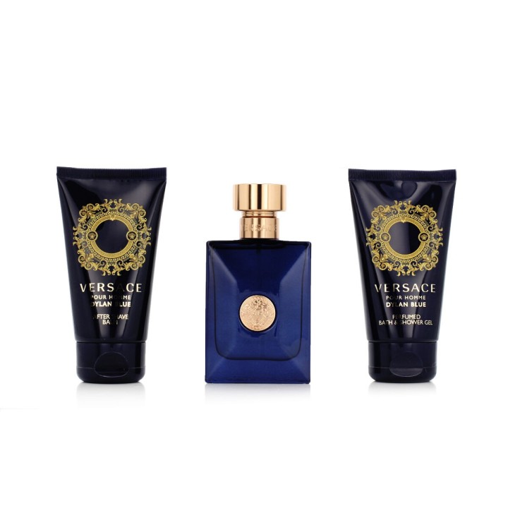 Parfume sæt til mænd Versace EDT Dylan Blue 3 Dele