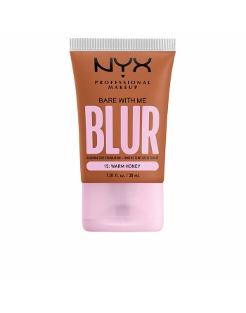 Crème Make-up Base NYX Bare With Me Blur Nº 15 Warm honey 30 ml