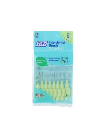 Cepillos interdentales Tepe 0,8 mm Verde Supersuave (8 Piezas)