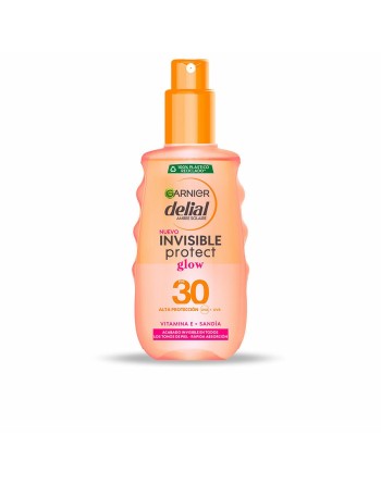 Spray Sun Protector Garnier Invisible Protect Glow Spf 30 150 ml