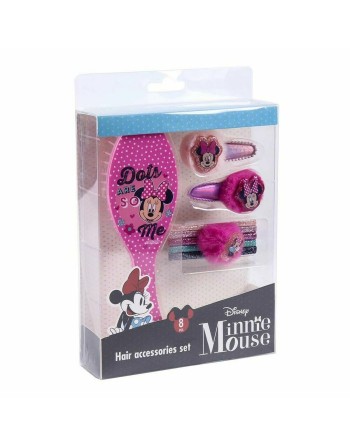 Child's Hairedressing Set Inca Minnie Mouse (8 Pieces)