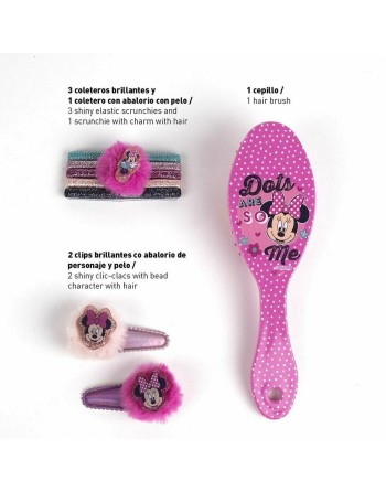 Child's Hairedressing Set Inca Minnie Mouse (8 Pieces)
