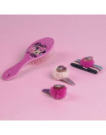Child's Hairedressing Set Inca Minnie Mouse (8 Pieces)