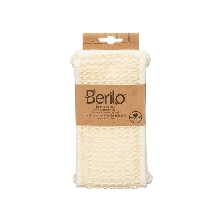 Esponja Corporal Con asas Blanco 20 x 3 x 11 cm (24 Unidades)