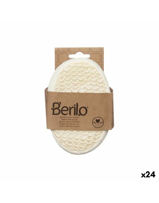 Svamp til Kroppen Hvid Beige 11 x 15 x 5 cm (24 enheder)