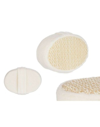Svamp til Kroppen Hvid Beige 11 x 15 x 5 cm (24 enheder)