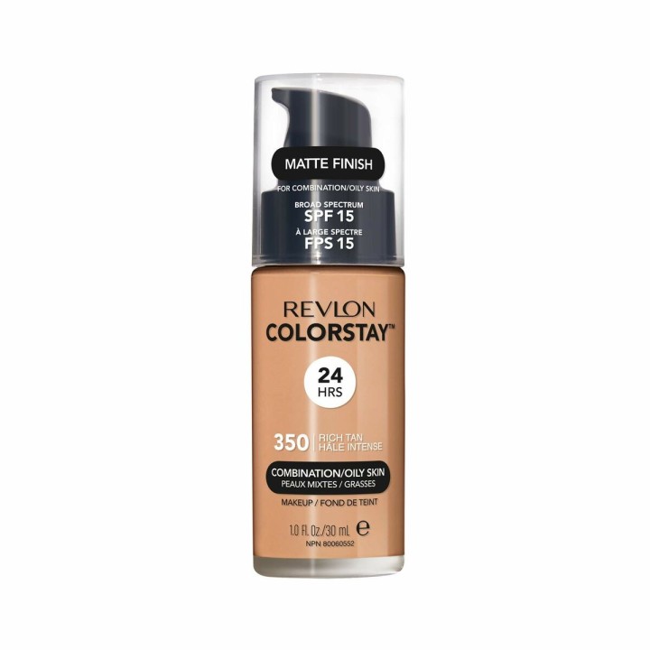 Flydende makeup foundation Colorstay Revlon Colorstay Nº 350 Rich Tan Spf 15 30 ml