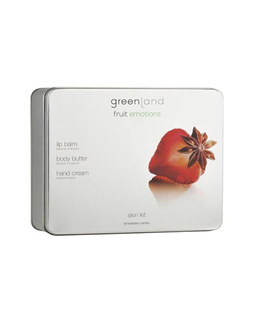 Set Cosmetica Greenland Fragola Anice 3 Pezzi