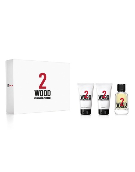 Set mit Damenparfüm Dsquared2 2 Wood 2 Wood 3 Stücke
