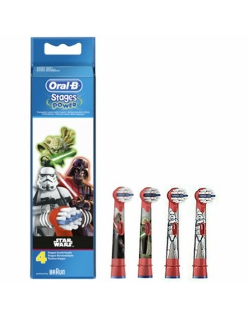 Tête de rechange Oral-B 80352668 Rouge Blanc 4 Unités