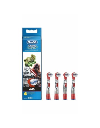 Tête de rechange Oral-B 80352668 Rouge Blanc 4 Unités