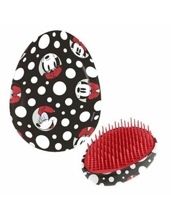 Cepillo Desenredante Disney   Negro Minnie Mouse 7 x 9 x 4 cm