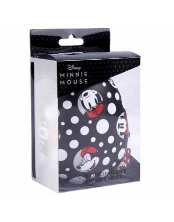 Brosse Démêlante Disney   Noir Minnie Mouse 7 x 9 x 4 cm