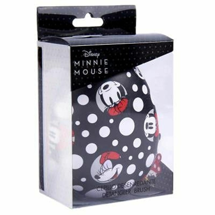 Spazzola Districante Disney   Nero Minnie Mouse 7 x 9 x 4 cm