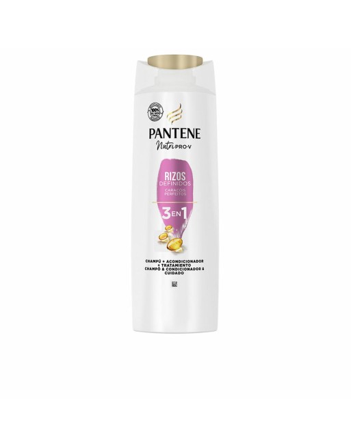 Shampoo Pantene 3en1 600 ml Krøllet hår