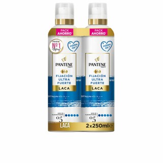Laca Fijadora Pantene   2 x 250 ml Extrafuerte 250 ml