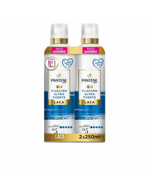 Laca Fijadora Pantene   2 x 250 ml Extrafuerte 250 ml