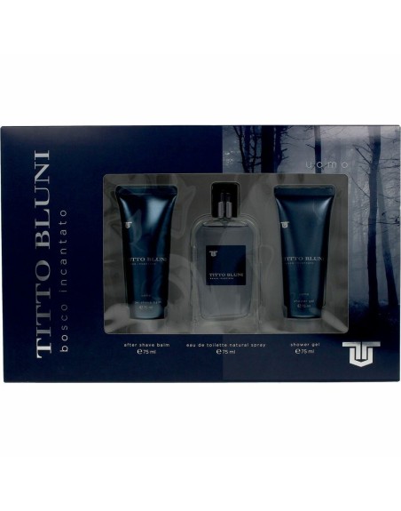 Set mit Herrenparfüm Titto Bluni Bosco Incantato 3 Stücke
