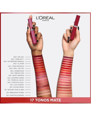 Liquid lipstick L'Oreal Make Up Infaillible Matte Resistance Spill the Tea Nº 400 (1 Unit)