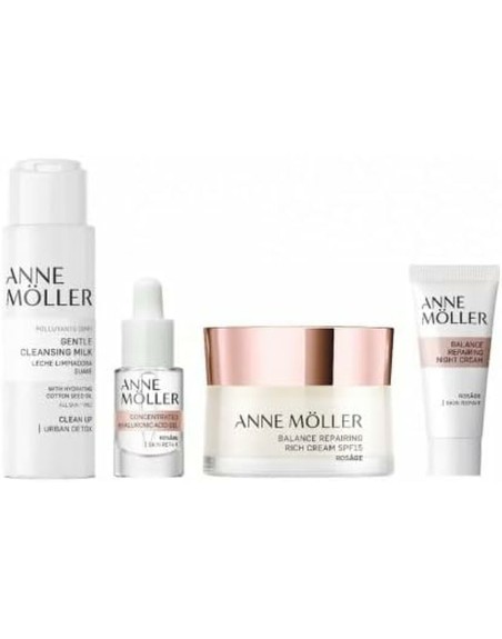 Unisex Cosmetic Set Anne Möller Rosâge Balance Rich Repairing Cream 4 Pieces