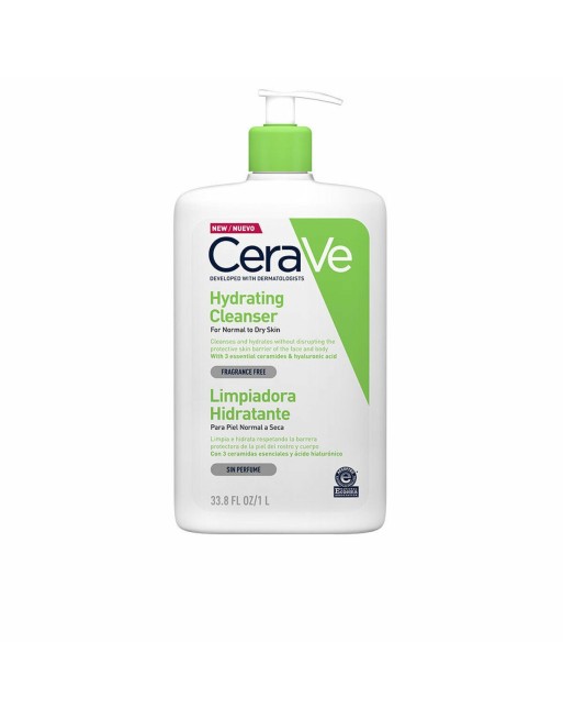 Ansigtsrens i gel-form CeraVe Hydrating Cleanser 1 L