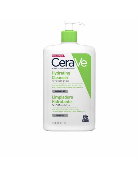 Ansigtsrens i gel-form CeraVe Hydrating Cleanser 1 L