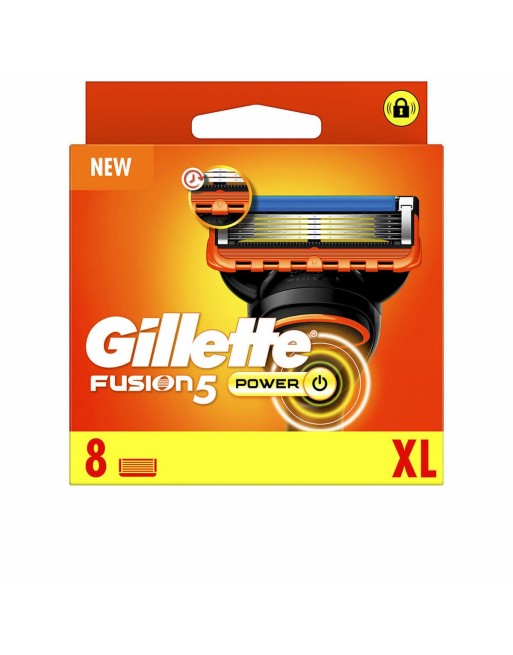 Shaving Razor Gillette Fusion 5 Power (8 Units)