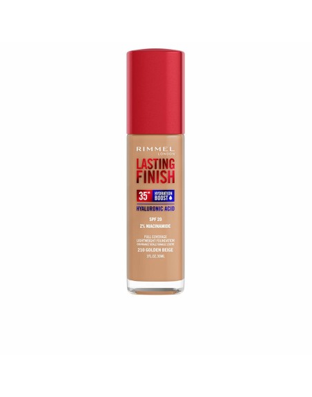 Cremet Make Up Foundation Rimmel London Lasting Finish Nº 210 Golden Beige Spf 20 30 ml