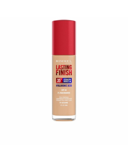 Cremige Make-up Grundierung Rimmel London Lasting Finish Nº 070 Sesame Spf 20 30 ml