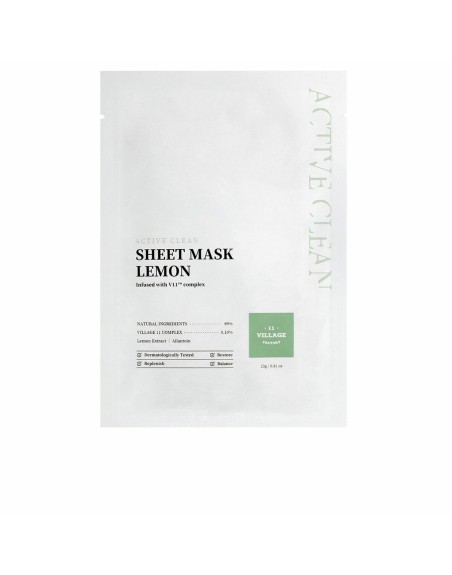 Facial Mask Village 11 Factory Active Clean Lemon 23 g