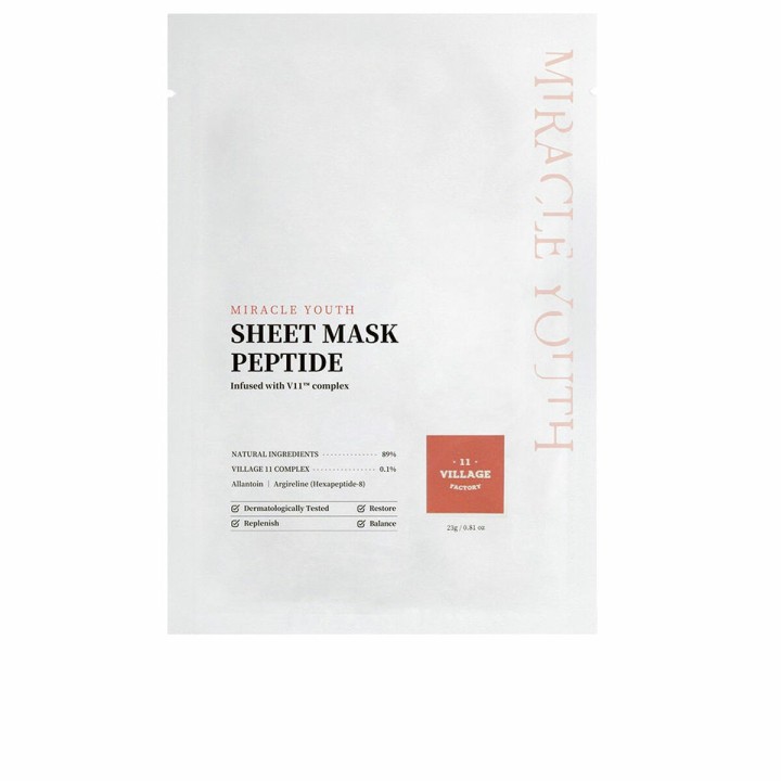 Maschera Viso Village 11 Factory Miracle Youth Peptide 23 g
