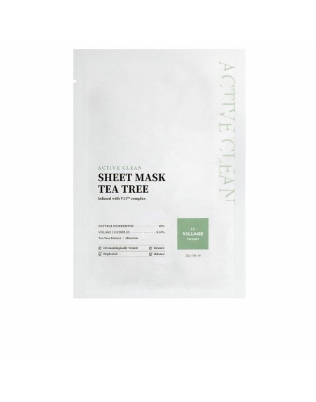 Gesichtsmaske Village 11 Factory Active Clean Tea Tree 23 g