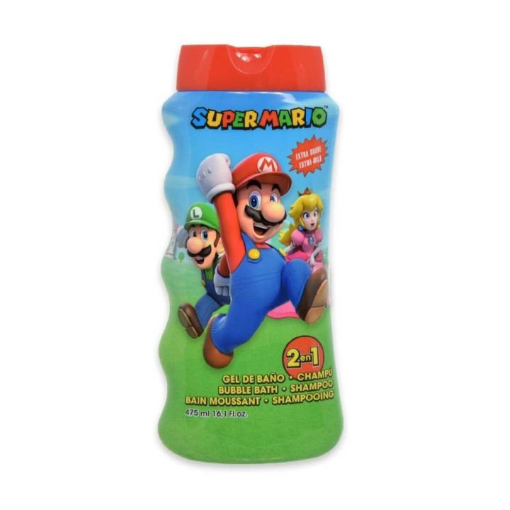 Gel og Shampoo 2 i 1 Lorenay Super Mario Bros™ 475 ml