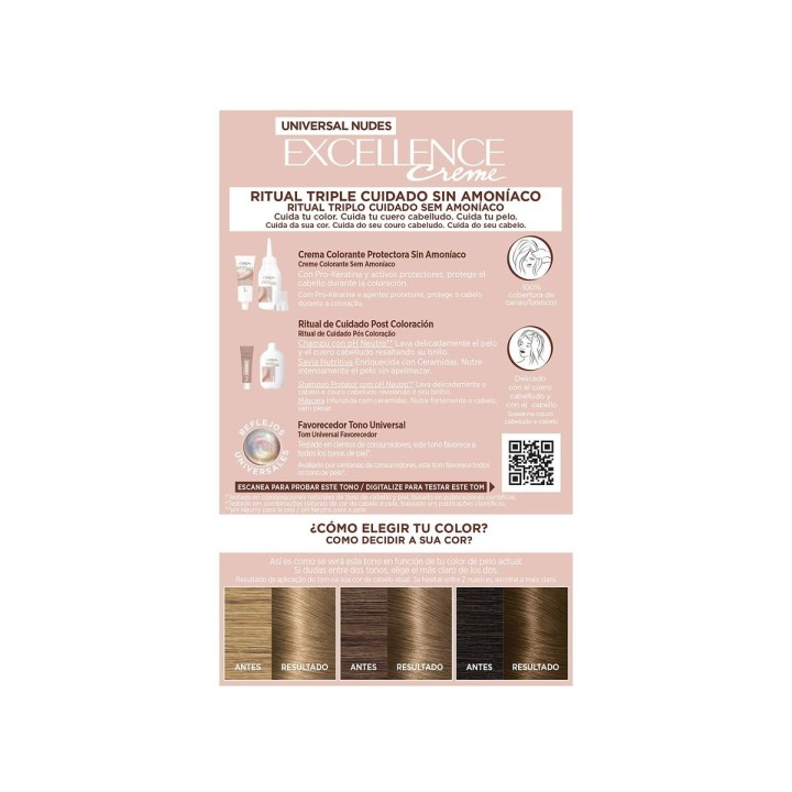 Tintura Permanente L'Oreal Make Up Excellence Biondo