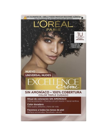 Dauerfärbung L'Oreal Make Up Excellence Schwarz