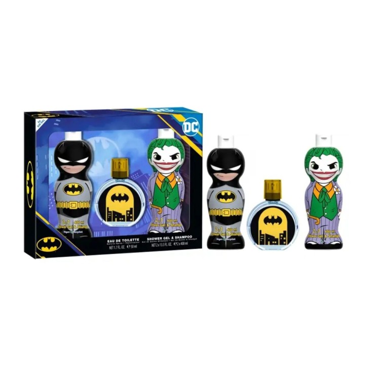 Parfume sæt til børn DC Comics Batman & Joker 3 Dele