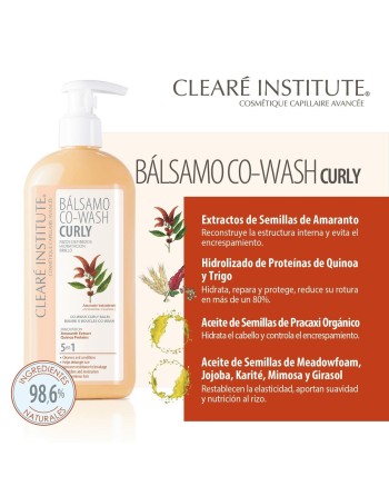 Fluido para Definir Rizos Clearé Institute Wash Curly 300 ml