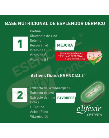 Soin antichute de cheveux Elifexir Esenciall Capsules x 30