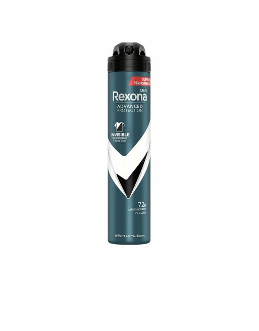 Deodorante Spray Rexona Invisible Men 200 ml
