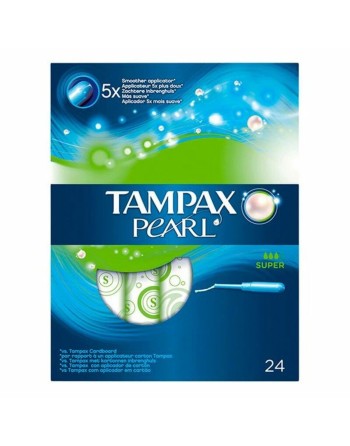 Pack Tampons Pearl Super Tampax Tampax Pearl (24 uds) 24 uds