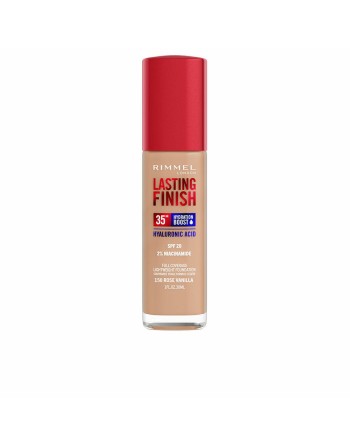 Fluid Makeup Basis Rimmel London Lasting Finish Nº 150 Rose Vanilla Spf 20 30 ml