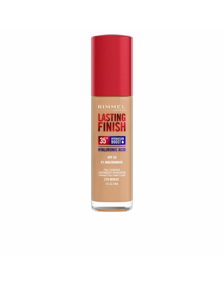Base de Maquillaje Fluida Rimmel London Lasting Finish Nº 200 Soft Beige Spf 20 30 ml