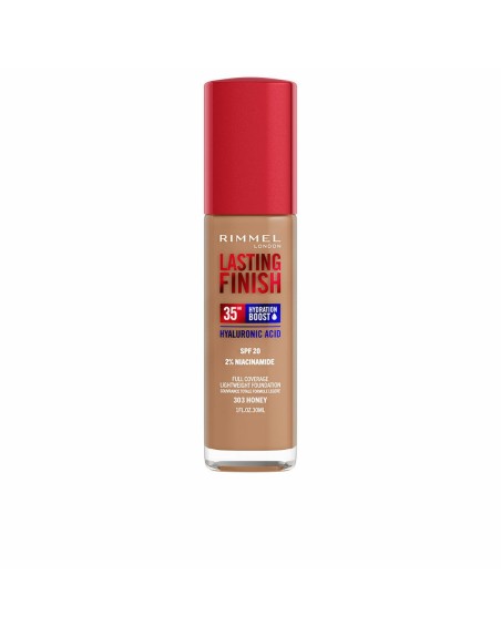 Base per Trucco Fluida Rimmel London Lasting Finish Nº 303 Honey Spf 20 30 ml