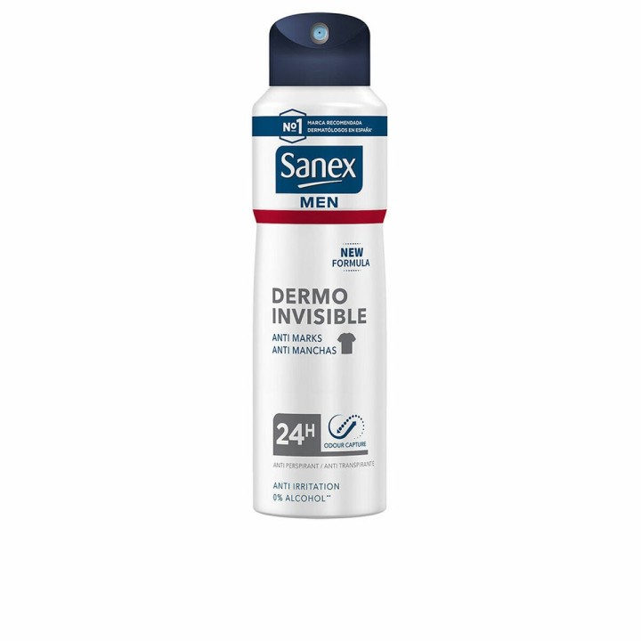 Deodorante Spray Sanex Men Dermo Invisible 200 ml