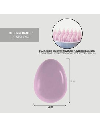 Brosse Démêlante Disney   Rose Mickey Mouse 7 x 9 x 4 cm